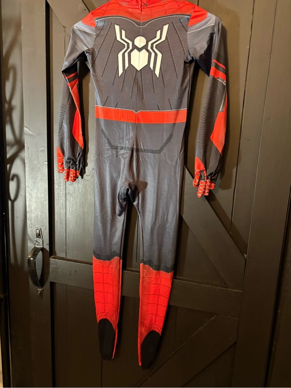 Kids Red & Black Spider Superhero Costume with Mask